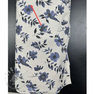 Dekoračná látka Linenlook Night flowers digital print II.trieda