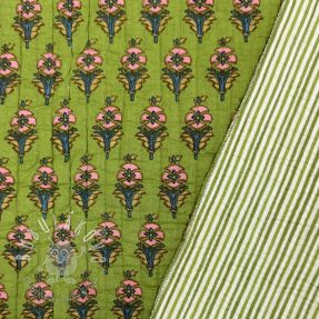 Bavlnená látka QUILT Gange vert