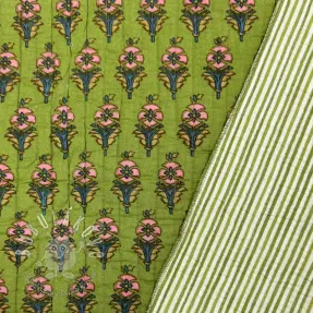 Bavlnená látka QUILT Gange vert
