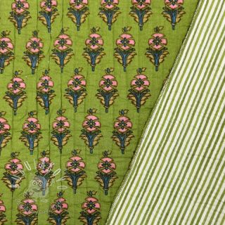 Bavlnená látka QUILT Gange vert