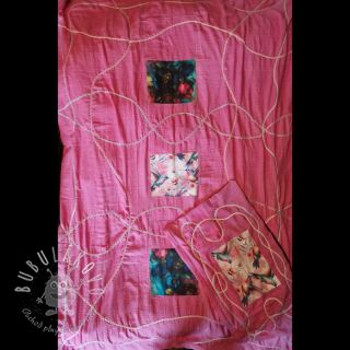 Dvojitá gázovina/mušelín Vintage pink