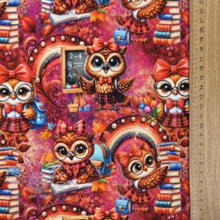 Teplákovina Big eyes design A digital print