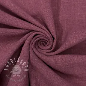 Bavlnená látka SLUB WASHED mauve