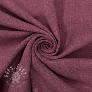 Bavlnená látka SLUB WASHED mauve