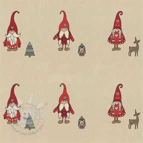 Dekoračná látka Linenlook Tomto Legend PANEL