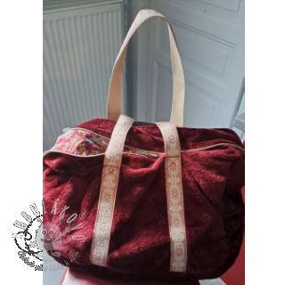 Umelá kožušina SMOOTH bordeaux