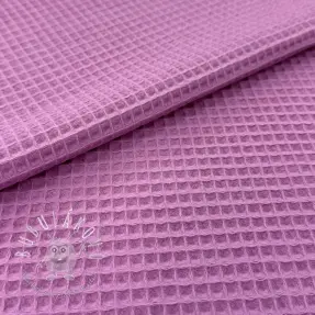 Bavlna s vaflovou väzbou pink