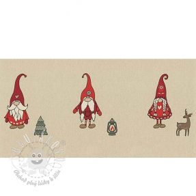 Dekoračná látka Linenlook Tomto Legend PANEL