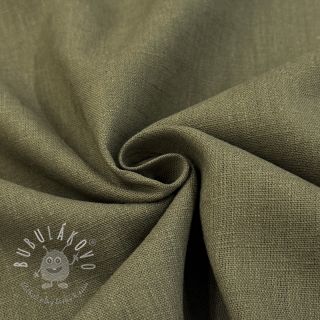 Ľan predpraný dark moss green