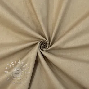 Bavlnený popelín dark beige