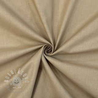 Bavlnený popelín dark beige