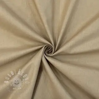 Bavlnený popelín dark beige