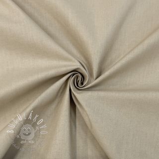 Bavlnený popelín light brown