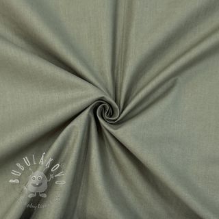 Bavlnený popelín olive