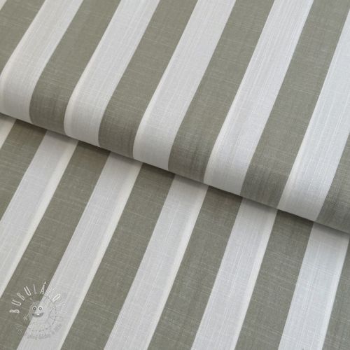 Viskóza YARN DYED Stripes BIG green