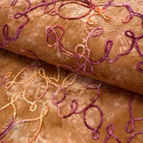 Bavlnená látka TIE DYE Chenille ela design A