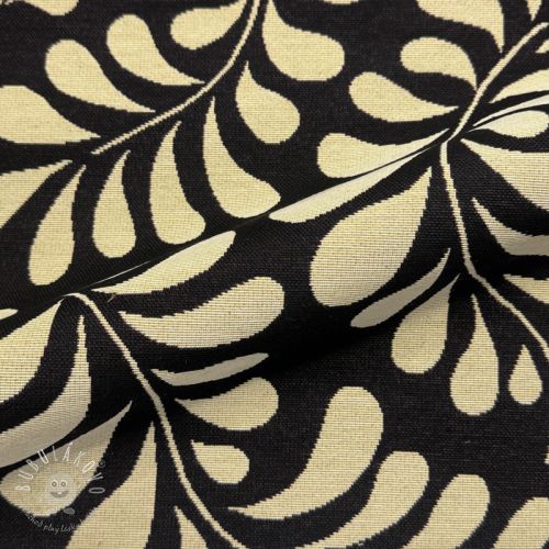 Dekoračná látka GOBELIN PREMIUM Drop Wave Branch design A Dekoračná látka GOBELIN PREMIUM Drop Wave Branch design A