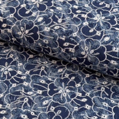 JEANS DENIM EMBROIDERY Fera design C