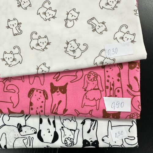 Balík látok bavlna FLANNEL 007