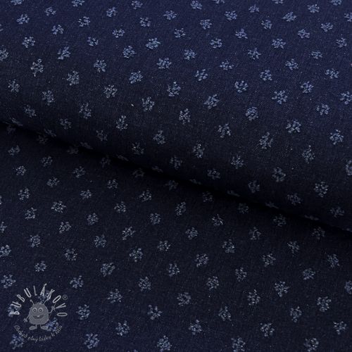 JEANS JACQUARD Ragged dots jeans