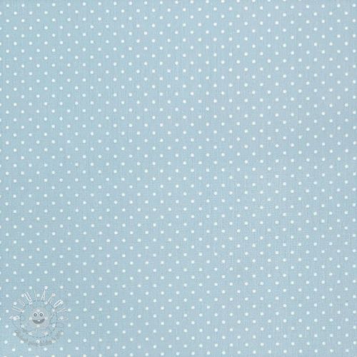 Bavlnená látka Petit dots light blue