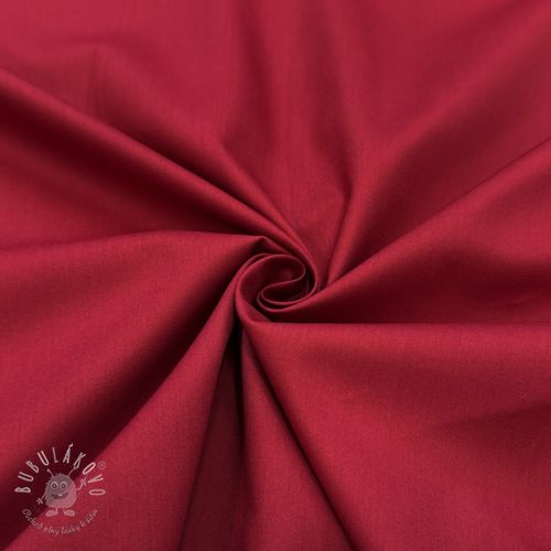 Bavlnená látka s viskózou wine red