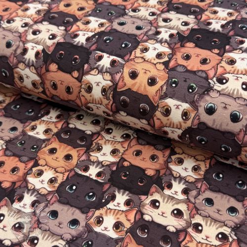 Úplet Cats digital print