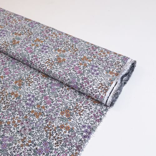 Viskóza ECOVERO Flowers Galia offwhite