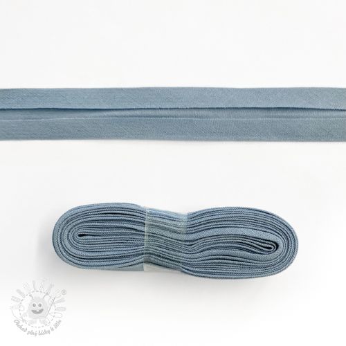 Lemovací prúžok bavlna - 3 m cloud blue Lemovací prúžok bavlna - 3 m cloud blue