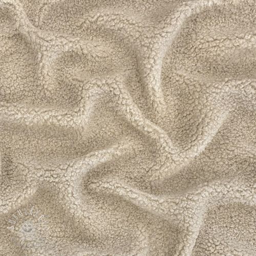 Kabátovina TEDDY light sand