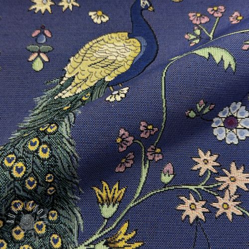Dekoračná látka GOBELIN PREMIUM Peacock Garden Dream Dekoračná látka GOBELIN PREMIUM Peacock Garden Dream