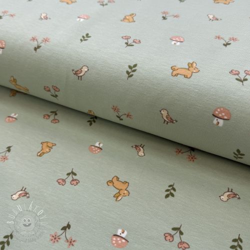 Úplet Bunnies sage ORGANIC