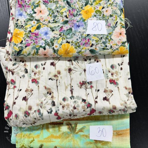 Balík látok ľan s bavlnou 052