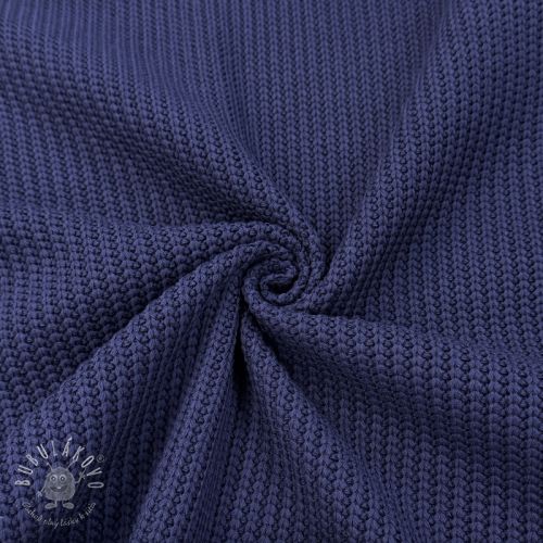Svetrovina BIG KNIT navy Svetrovina BIG KNIT navy