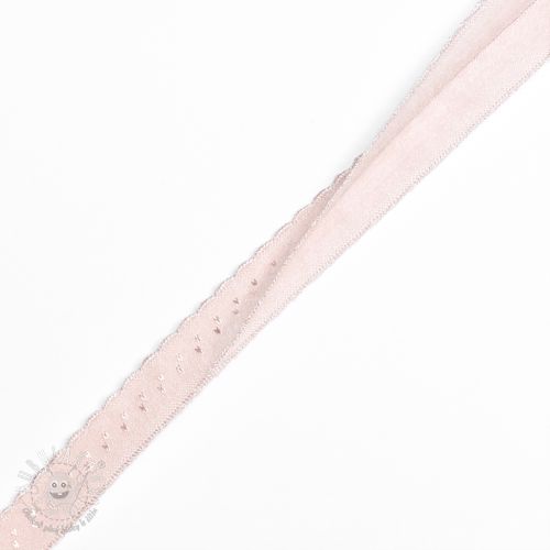 Lemovacia guma 12 mm LUXURY light old pink