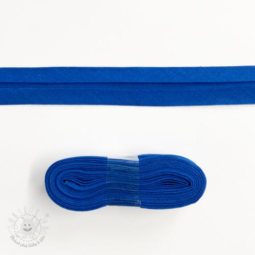 Lemovací prúžok bavlna - 3 m cobalt Lemovací prúžok bavlna - 3 m cobalt