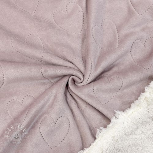 Kojenecký plyš TEDDY Hearts old pink Kojenecký plyš TEDDY Hearts old pink