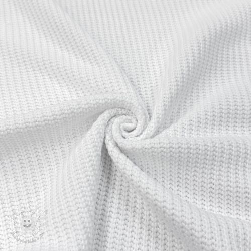 Svetrovina BIG KNIT white Svetrovina BIG KNIT white