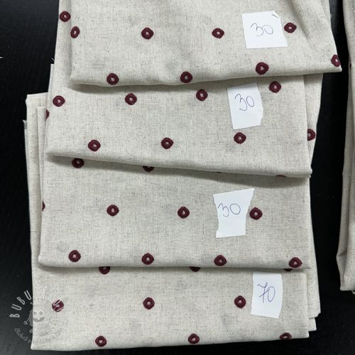 Balík látok viskóza s ľanom 086