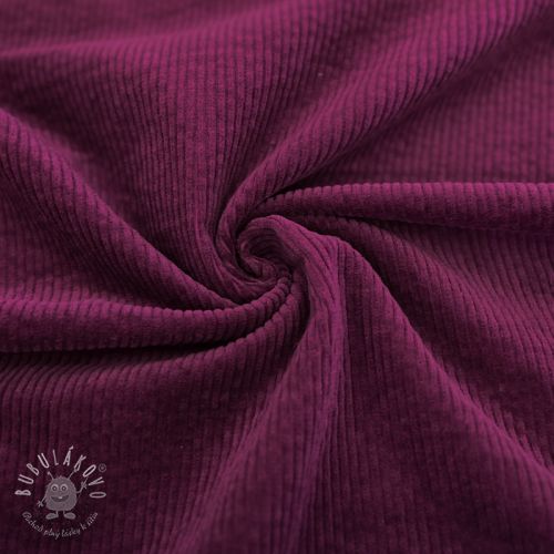 Menčester 6W WASHED STRETCH aubergine