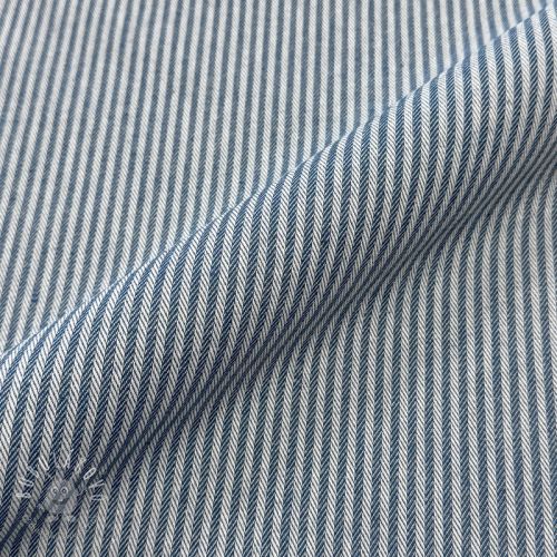 Dekoračná látka DOBBY Colored stripe blue