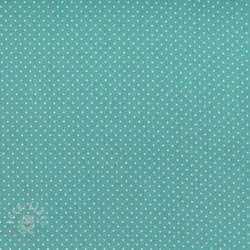 Bavlnená látka Petit dots fresh sage
