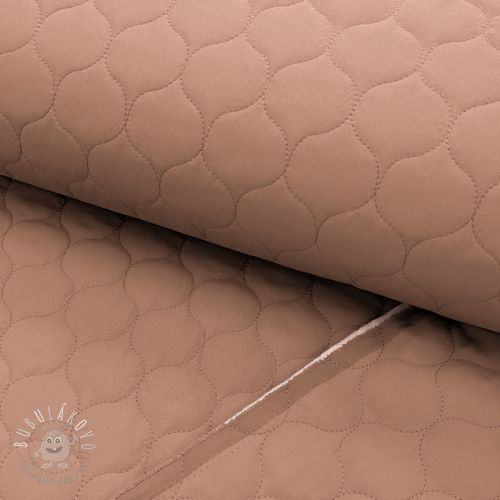 Prešívaná látka Round old rose