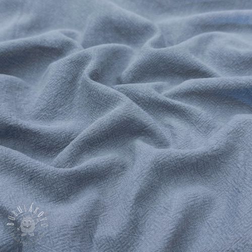 Ľan predpraný STONEWASHED PREMIUM cloud blue
