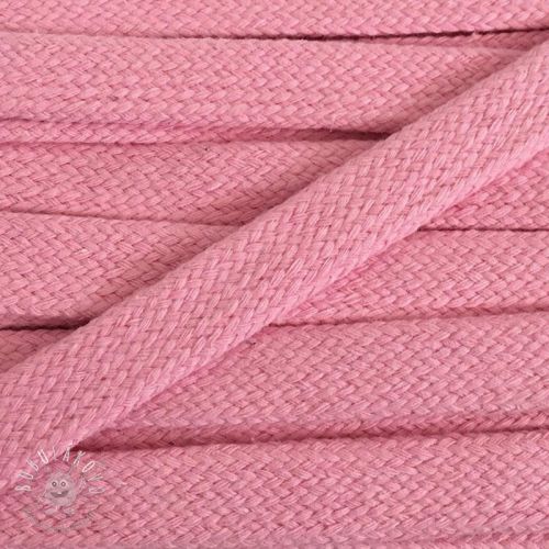 Bavlnená šnúra plochá 15 mm pink