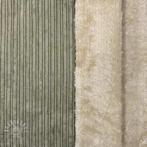 Menčester Cofur fleece camo green