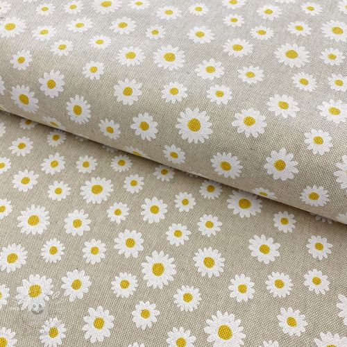 Dekoračná látka Linenlook Daisy sweet garden II.trieda