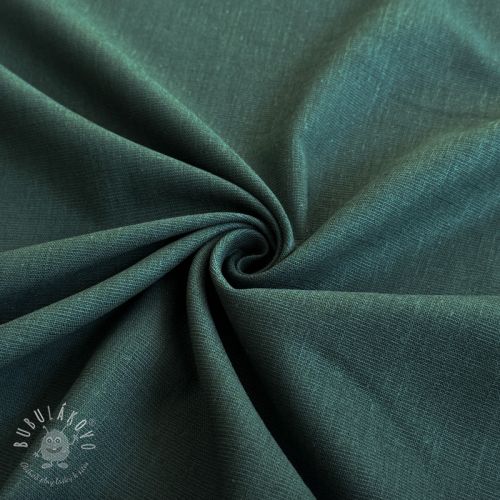 Viskóza s ľanom PREMIUM bottle green