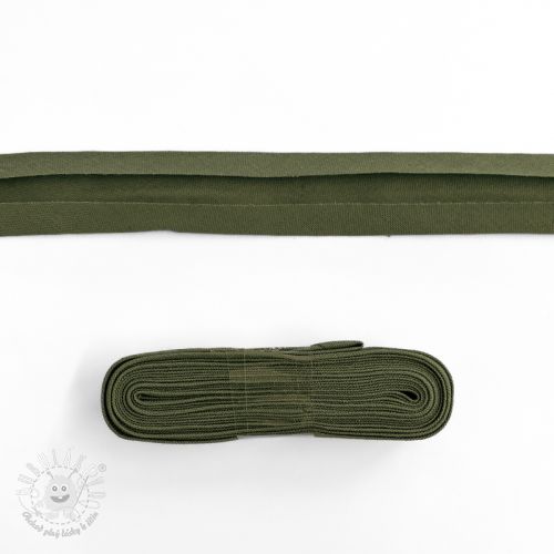 Lemovací prúžok bavlna - 3 m camo green Lemovací prúžok bavlna - 3 m camo green