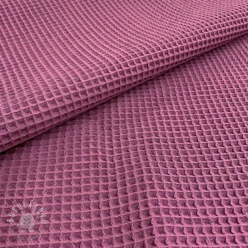 Bavlna s vaflovou väzbou mauve